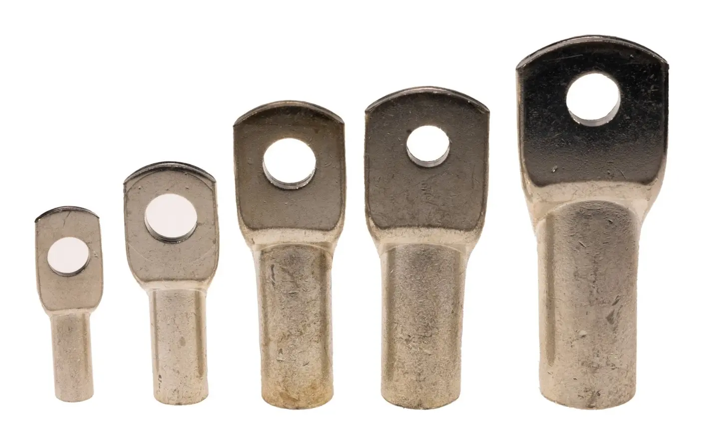 Produktfoto 1 von RS PRO K Ring-Rohrkabelschuh, Unisoliert, Braun, aussen ø 16.5 mm, innen ø 12 mm, 8 to 10 mm²