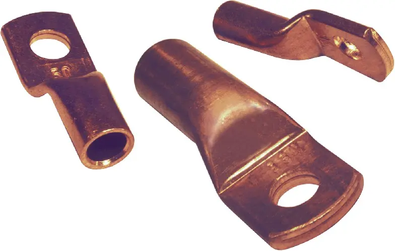RS PRO K Ring-Rohrkabelschuh, Unisoliert, Braun, aussen ø 14 mm, innen ø 10 mm, 8.5 mm