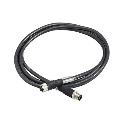 Produktfoto 1 von Telemecanique TCSMCN Konfektioniertes Kabel, Buchse gerade / M12 Stecker gerade, Länge 2m