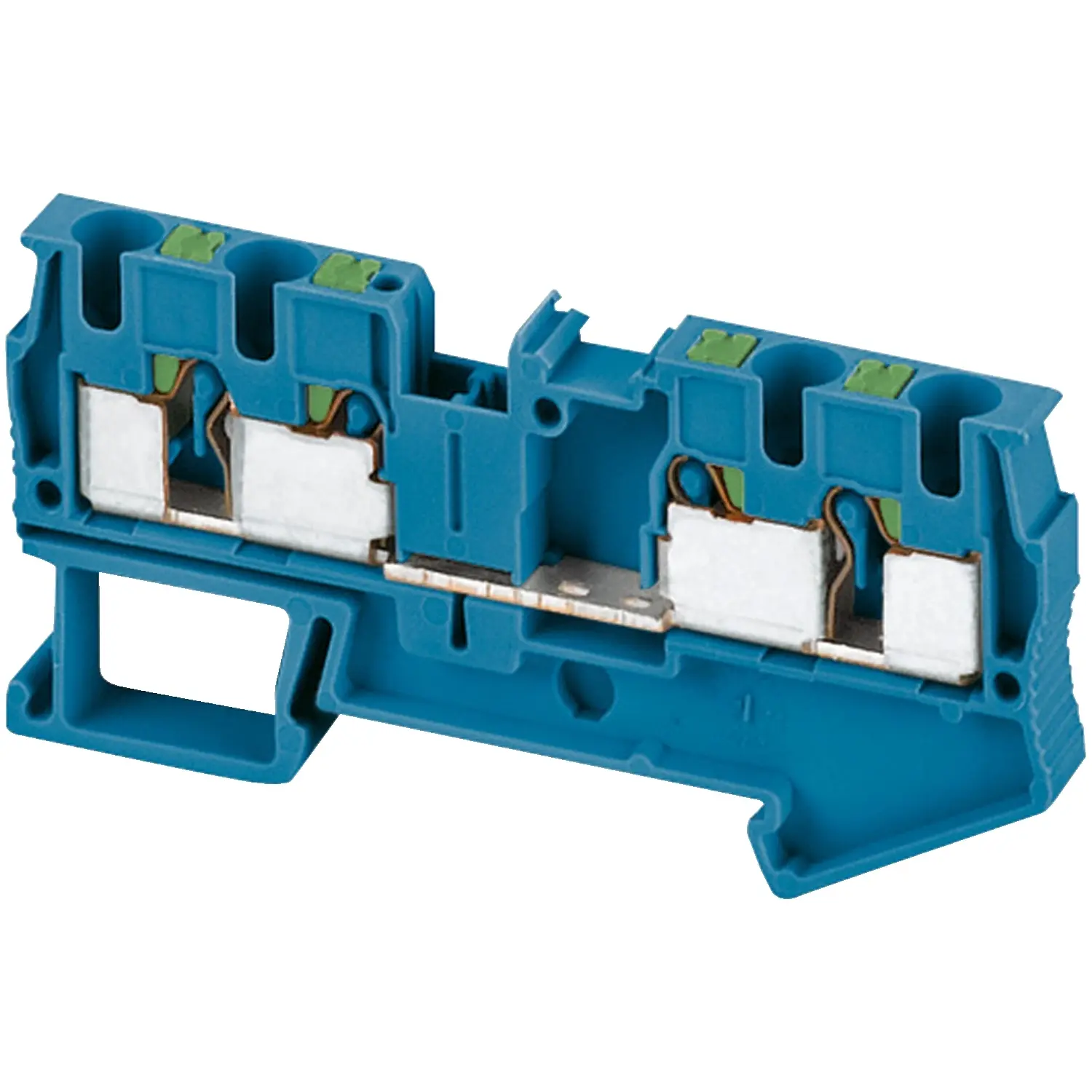 Produktfoto 1 von Schneider Electric NSY Klemmenleiste 1 Blau, 4 mm², 80V Einsteck-Anschluss