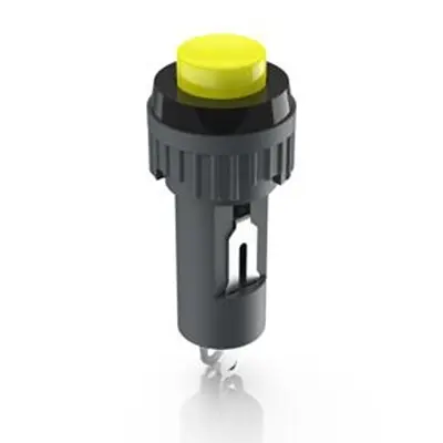 Produktfoto 1 von RAFI 1.10 Beleuchteter Druckschalter Tastend THT, 1 NO (Schließer) 24V