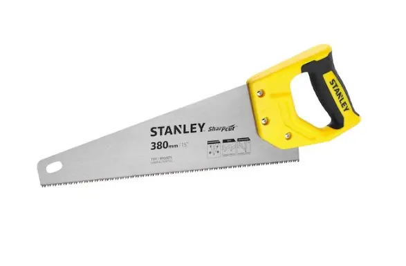 Produktfoto 1 von Stanley 380 mm Klinge Handsäge aus Stahl, 7 Zähne/Zoll
