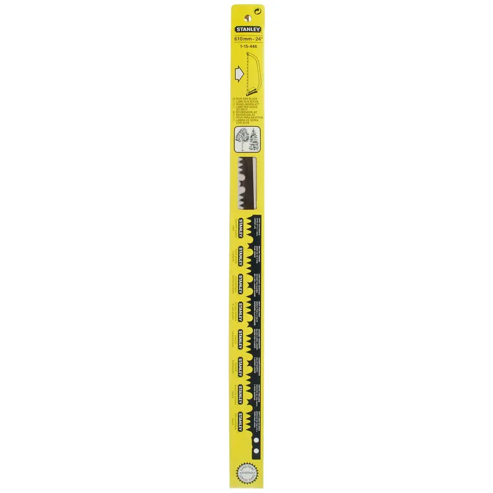 Produktfoto 1 von Stanley Stahl Holz Bügelsäge Stanley Bogensägeblatt mit Reißzähnen 610 mm x 10 mm
