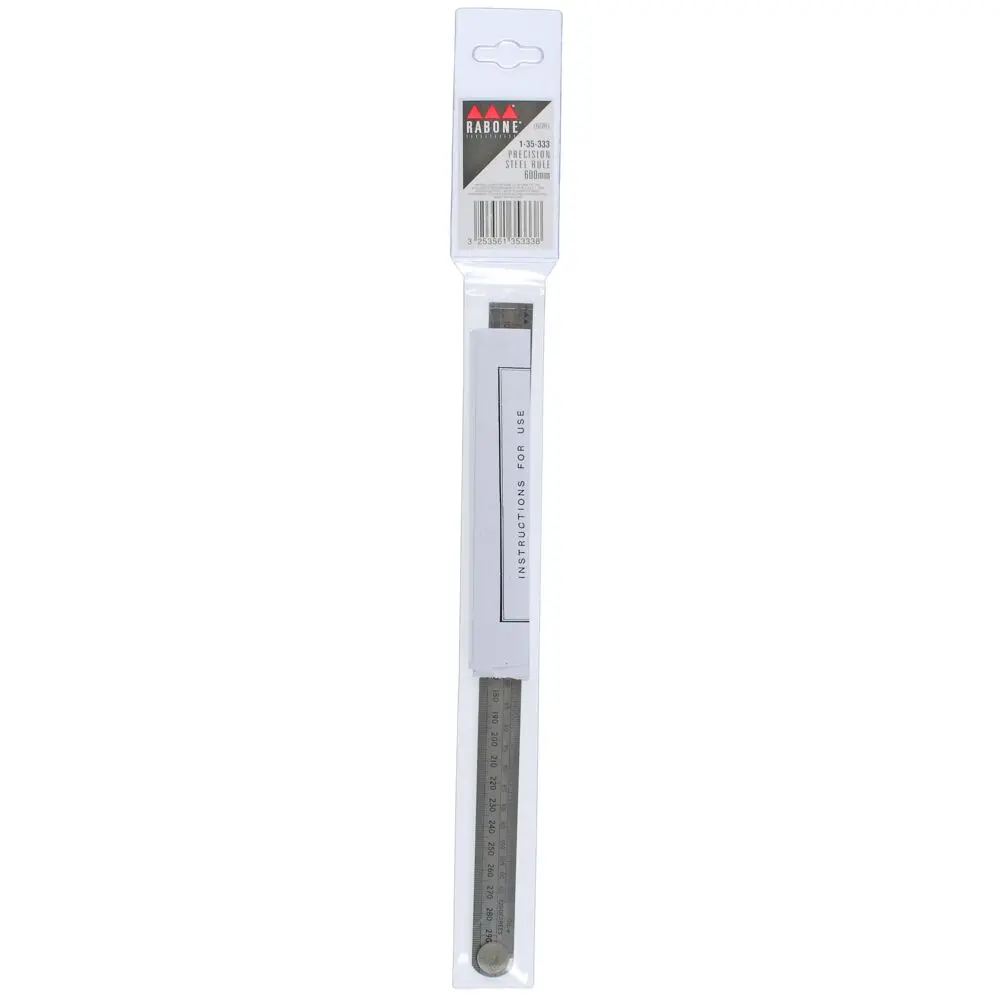 Produktfoto 1 von Stanley Edelstahl Lineal aus Edelstahl Zöllig/metrisch 600 mm x 19 mm