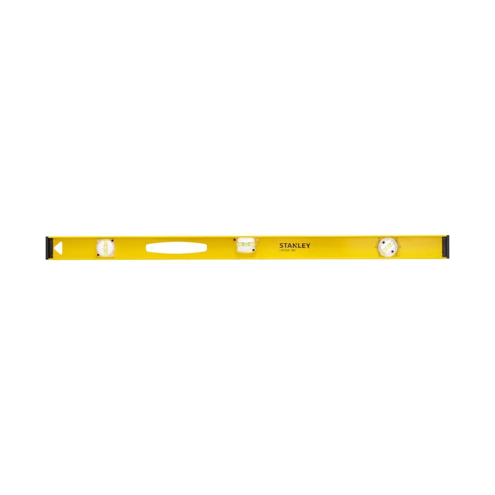 Produktfoto 1 von Stanley Wasserwaage, Typ I-Beam, 100 cm Kalibriert, Rahmen Aluminium, 3 Libelle/n Wasserdicht/Wasserbeständig, ±1.5 %