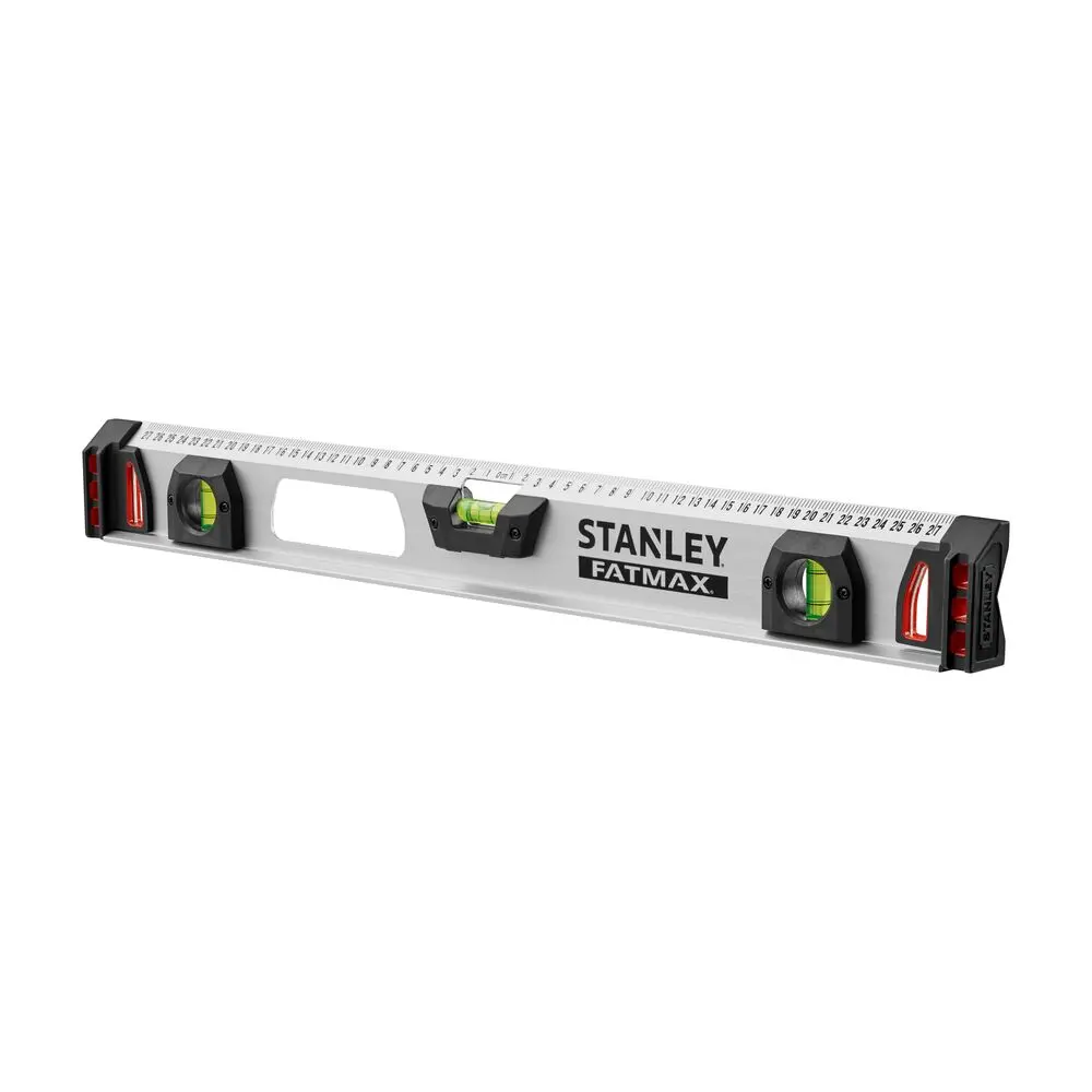 Produktfoto 1 von Stanley Wasserwaage, Typ I-Beam, 60 cm Kalibriert, Rahmen Aluminium, 3 Libelle/n Wasserdicht/Wasserbeständig Magnetisch