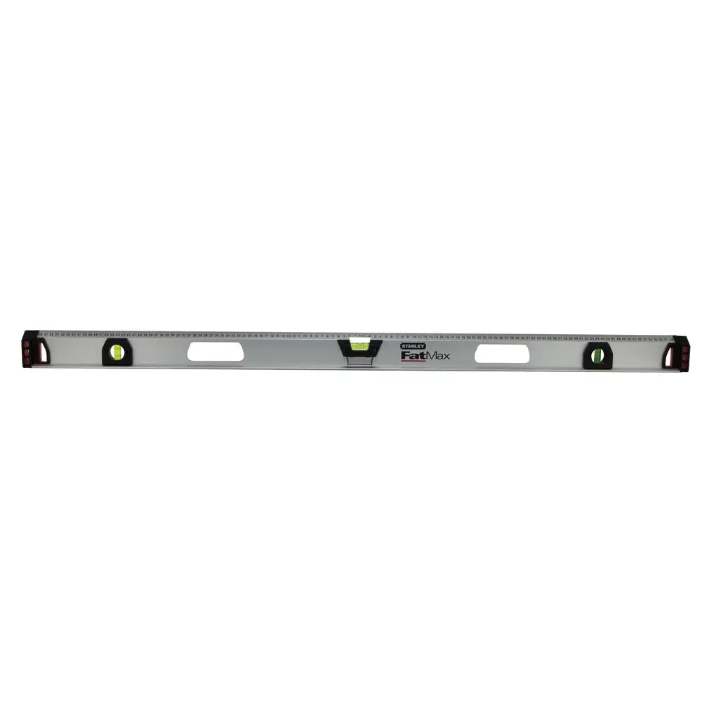Produktfoto 1 von Stanley Wasserwaage, Typ I-Beam, 120 cm Kalibriert, Rahmen Aluminium, 3 Libelle/n Wasserdicht/Wasserbeständig Magnetisch