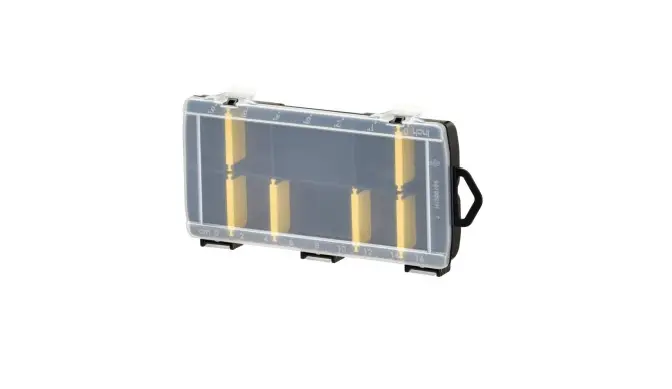 Produktfoto 1 von Stanley Polypropylen Aufbewahrungsbox Scharnier, Klar 21 cm x 3.5 cm x 25 cm