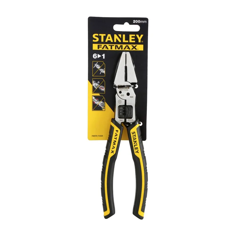 Produktfoto 1 von Stanley Rundzange / Backen 6in Schneidkraft → 6 mm 310 mm