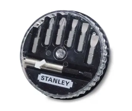 Produktfoto 1 von Stanley Bit Bit CrV-Stahl 25 mm 25 mm, 7-teilig