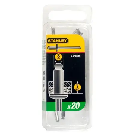 Produktfoto 1 von Stanley Aluminium Niet, 1/4 in 3 mm