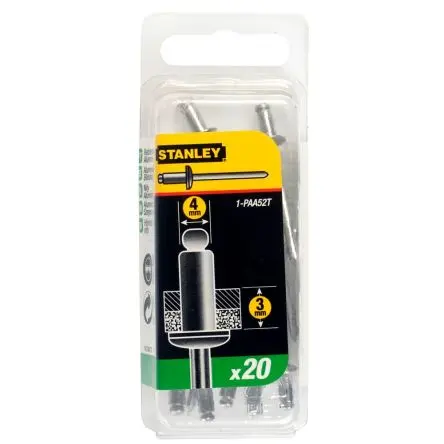 Produktfoto 1 von Stanley Aluminium Niet, 1/4 in 4 mm