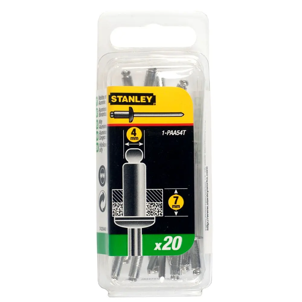 Produktfoto 1 von Stanley Aluminium Aluminium-Niete, 1/4 in 4 mm
