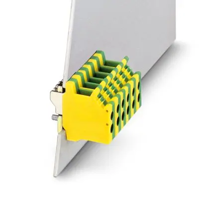 Produktfoto 1 von Phoenix Contact DFK Anschlussklemmenstecker für Panel mit Durchkontaktierung, 2-polig / 1-reihig, Raster 6mm