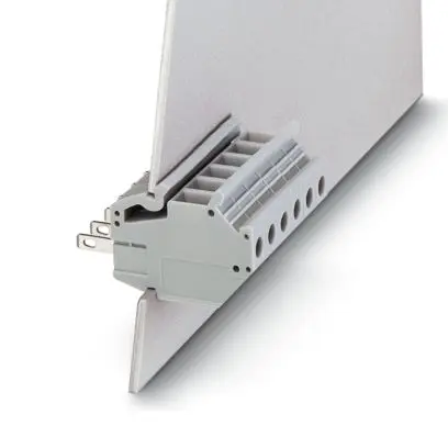 Produktfoto 1 von Phoenix Contact DFK 4 Steckbarer Klemmenblock Durchführungsstecker 2-Kontakte 6mm-Raster Gerade