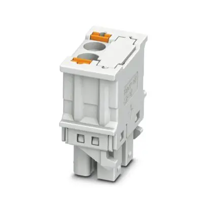 Produktfoto 1 von Phoenix Contact Steckbarer Klemmenblock 2-Kontakte 5mm-Raster Vertikal