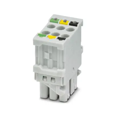 Produktfoto 1 von Phoenix Contact Printklemme, Einsteck-Anschluss, 6-polig / 2-reihig, Raster 3.45 mm Steckfeder