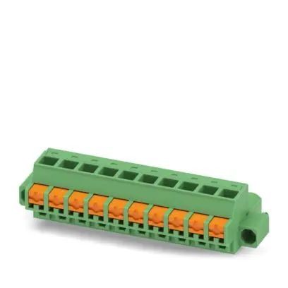 Produktfoto 1 von Phoenix Contact 5/..-STF, FKCOW 2 Steckbarer Klemmenblock Steckverbinder 10-Kontakte 5.08mm-Raster Gerade