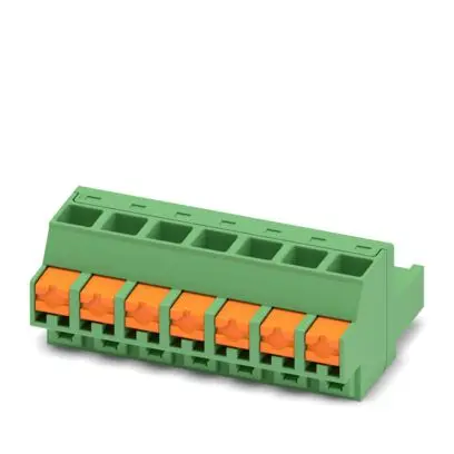 Produktfoto 1 von Phoenix Contact 5/ 7-ST-5, 08, FMCOR 2 Steckbarer Klemmenblock Steckverbinder 7-Kontakte 5.08mm-Raster Gerade