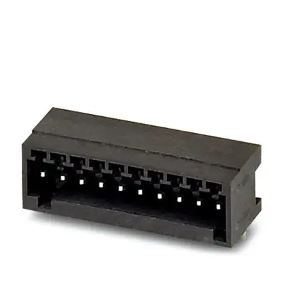 Phoenix Contact MC Leiterplattenleiste Gerade, 12-polig / 1-reihig, Raster 2.5 mm Raster Wellenlötmontage, COMBICON,