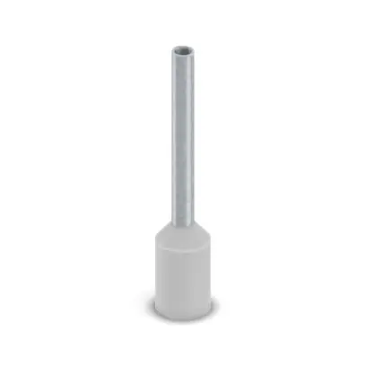 Produktfoto 1 von Phoenix Contact Aderendhülse, Stift ø 1.3 mm, Grau, Polypropylen, 12 mm, 18 mm, Isoliert, 18 AWG max.