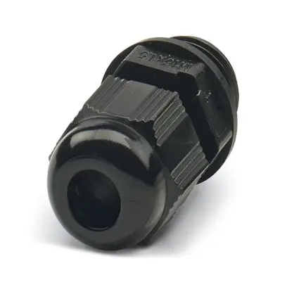 Produktfoto 1 von Phoenix Contact G-INVEN Kabelverschraubung, M16 x 1.5 Polyamid Schwarz 4 mm/ 7 mm, IP67, IP66