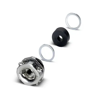 Produktfoto 1 von Phoenix Contact RC Kabelverschraubung, PG9 Messing vernickelt Messing 7 mm/ 10 mm, IP65