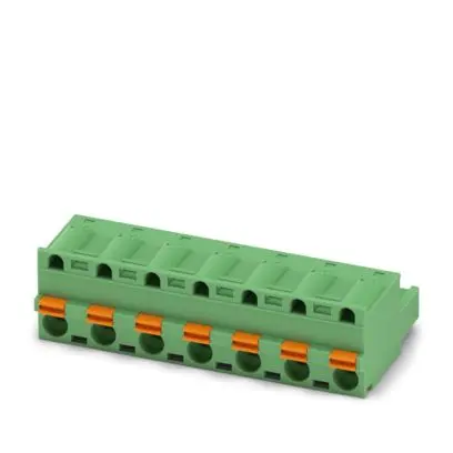 Produktfoto 1 von Phoenix Contact GFKC Steckbarer Klemmenblock Steckverbinder 7-Kontakte 7.62mm-Raster Gerade