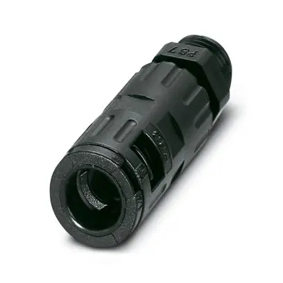 Produktfoto 1 von Phoenix Contact Kabelverschraubung, PG7 Polyamid 6 Schwarz/ 6.5 mm, IP68, IP69K