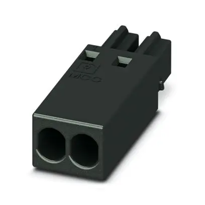 Produktfoto 1 von Phoenix Contact 5/..-ST, MCC 0 Steckbarer Klemmenblock Steckverbinder 2-Kontakte 2.54mm-Raster Gerade