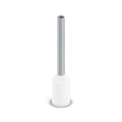 Produktfoto 1 von Phoenix Contact Aderendhülse, Stift ø 1.3 mm, Weiß, Polypropylen, 12 mm, 12 mm, Isoliert, 18 AWG max.