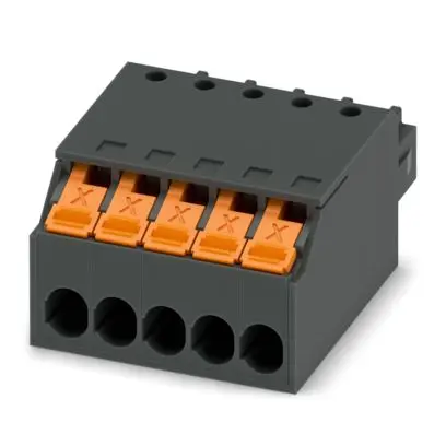 Produktfoto 1 von Phoenix Contact 5/..-ST, XPC 1 Steckbarer Klemmenblock Steckverbinder 5-Kontakte 3.5mm-Raster Gerade