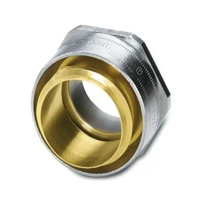 Produktfoto 1 von Phoenix Contact WP-GT Kabelverschraubung, M40 Messing vernickelt Messing/ 40 mm, IP40