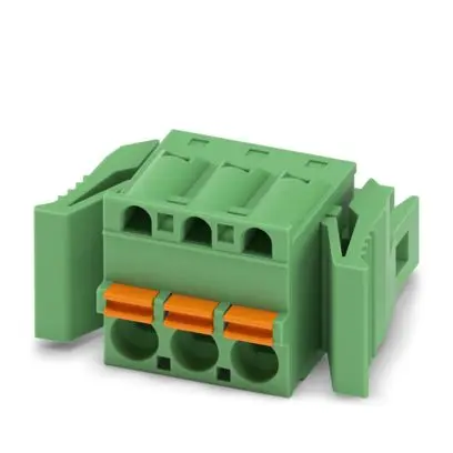 Produktfoto 1 von Phoenix Contact 5/..-ST-RF, FKC 2 Steckbarer Klemmenblock Steckverbinder 3-Kontakte 5mm-Raster Gerade