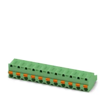 Produktfoto 1 von Phoenix Contact 5 HC/..-ST, GFKC 2 Steckbarer Klemmenblock Steckverbinder 11-Kontakte 7.62mm-Raster Gerade