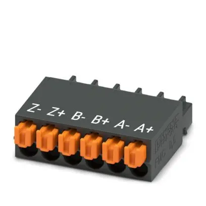 Produktfoto 1 von Phoenix Contact FMC 0 Leiterplattensteckverbinder / Buchse, PCB, 6-polig / 1-reihig, Raster 2.54mm