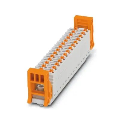 Phoenix Contact 5/..-FF, FRONT-FMC 1 Steckbarer Klemmenblock Steckverbinder 56-Kontakte 6.35mm-Raster Gerade