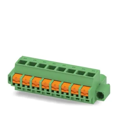 Produktfoto 1 von Phoenix Contact 5/..-STF, FKCOW 2 Steckbarer Klemmenblock Steckverbinder 8-Kontakte 5.08mm-Raster Gerade