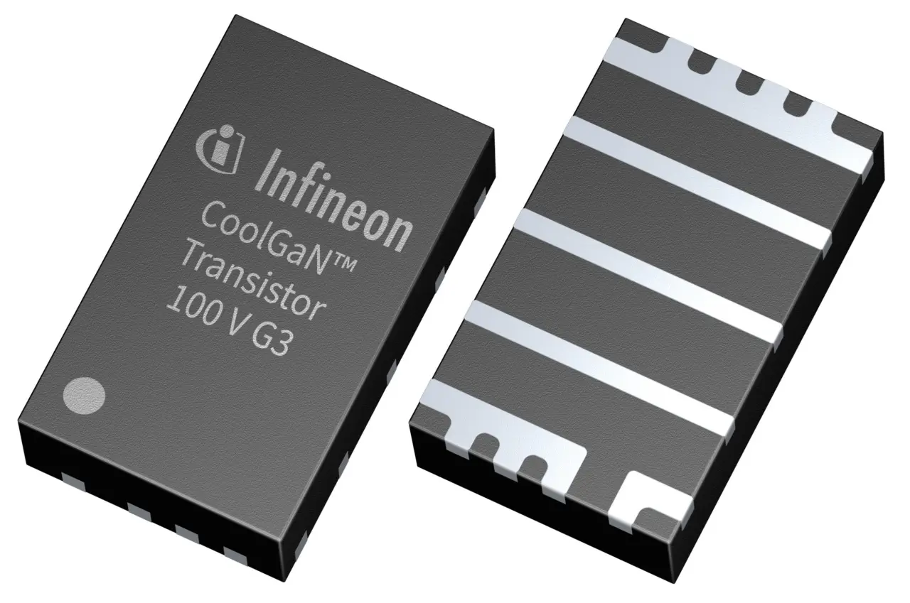 Produktfoto 1 von Infineon CoolGaN Typ P-Kanal, Oberfläche Einfache MOSFETs Erweiterung 100 V / 76 A 45 W, 6-Pin PG-VSON-6