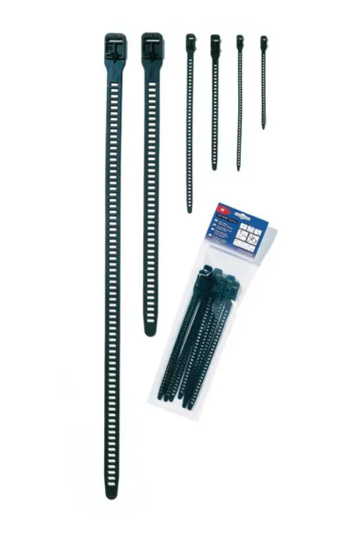 Produktfoto 1 von HellermannTyton Thermoplastisches Polyurethan Kabelbinder Kabelbinder Schwarz 28mm x 880 mm