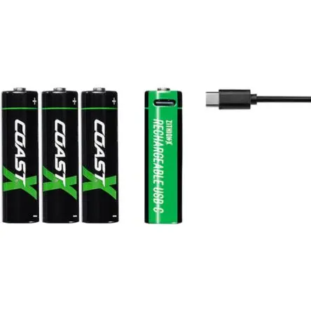 Produktfoto 1 von Coast AA AA-Batterie Li-Ion 1.5 V, 2.4 Ah 4