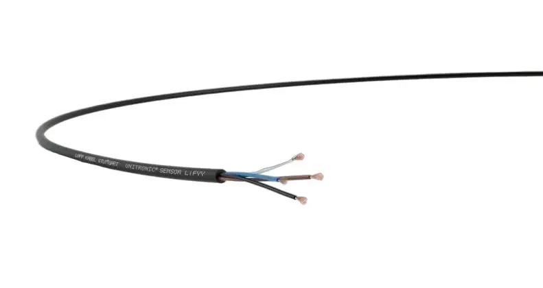 Lapp UNITRONIC SENSOR LifYY Steuerkabel, 3-adrig x 0.27 mm² 22 AWG Ungeschirmt Schwarz, 50 m, Polyvinylchlorid