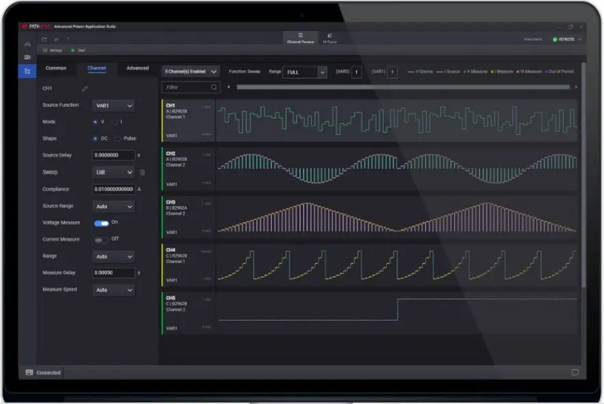 Produktfoto 1 von Keysight Technologies Software, Wave BenchVue Software für Verschiedene Instrumente von Keysight