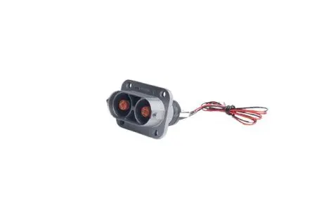 Produktfoto 1 von Amphenol Industrial PL082X Elektrofahrzeug-Steckverbinder 5A, 2-polig, 20AWG, Stecker