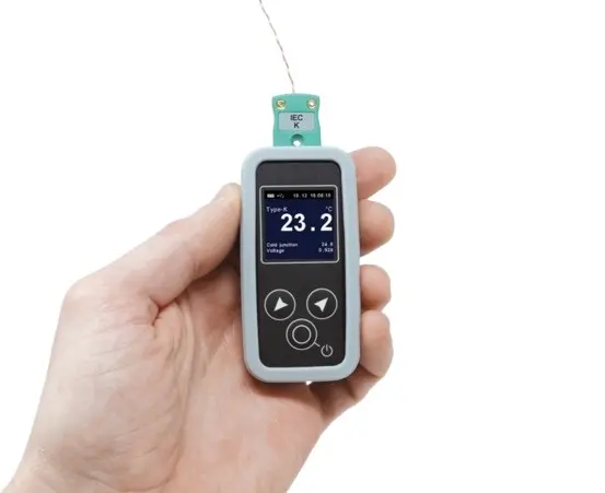 Produktfoto 1 von Calex Temperatur Kompakt-Datenlogger, Sensor E, J, K, N, R, S, T