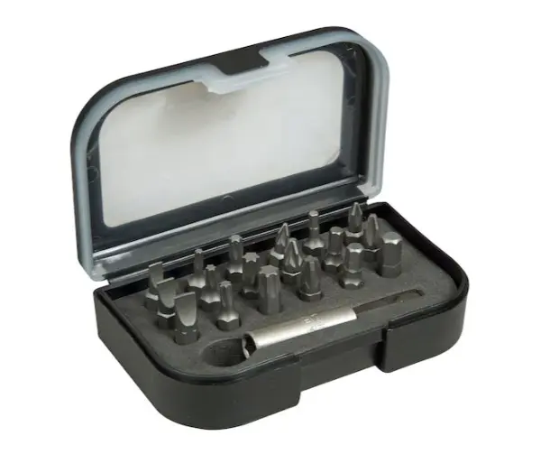 Produktfoto 1 von Stanley Bit Bit CrV-Stahl 1/4 in 1/4 in, 19-teilig
