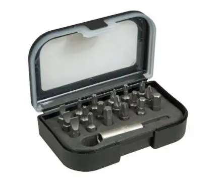 Produktfoto 1 von Stanley Bit Bit CrV-Stahl 1/4 in 1/4 in, 19-teilig