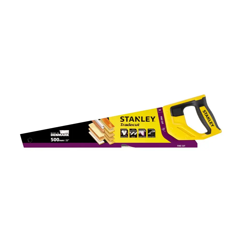 Produktfoto 1 von Stanley 500 mm Klinge Handsäge aus Stahl, 11 Zähne/Zoll