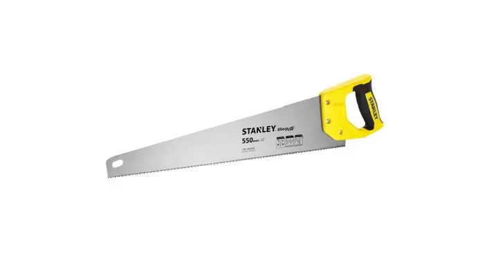 Produktfoto 1 von Stanley 550 mm Klinge Handsäge aus Stahl, 7 Zähne/Zoll