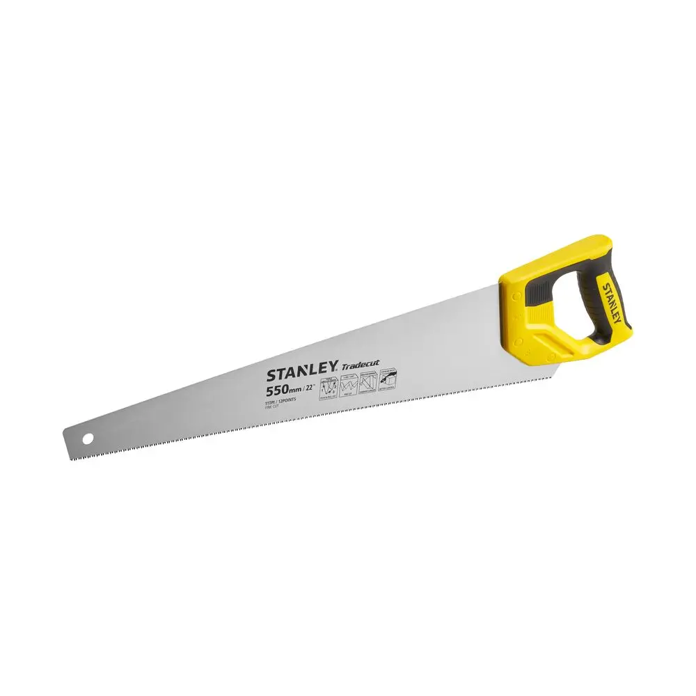 Produktfoto 1 von Stanley 550 mm Klinge Handsäge aus Stahl, 11 Zähne/Zoll